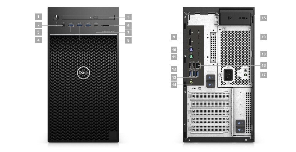 Cổng & khe cắm Cổng & khe cắm