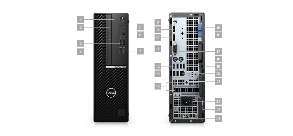 Cổng & khe cắm - Hệ số hình thức nhỏ